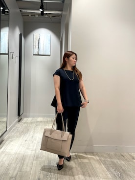 「アイテム（セットアップ）」を使った、natsuki20190601さん（レディース・147cm）の秋コーディネート