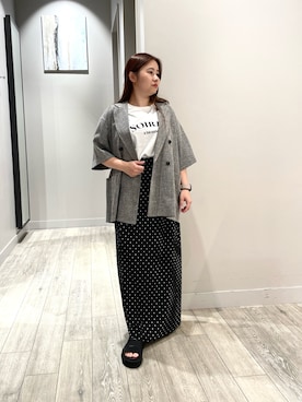 「アイテム（ジャケット/アウター）」を使った、natsuki20190601さん（レディース・147cm）の夏コーディネート