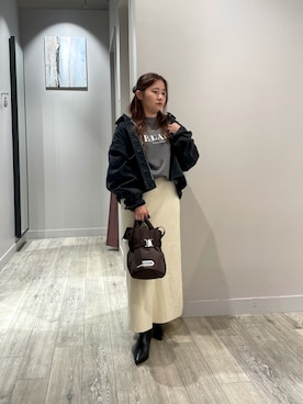「アイテム（スカート）」を使った、natsuki20190601さん（レディース・147cm）の秋コーディネート