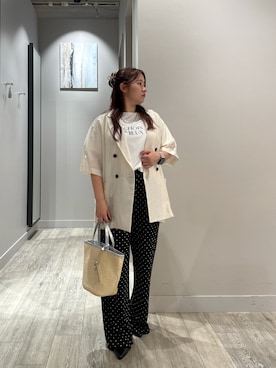 「夏服コーデ」｜「アイテム（ジャケット/アウター）」を使った、natsuki20190601さん（レディース・147cm）の夏コーディネート