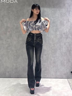 生塩和紗さん（レディース・157cm）の夏コーディネート