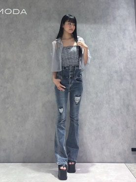 生塩和紗さん（レディース・157cm）の春コーディネート