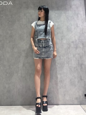 生塩和紗さん(レディース・157cm)の春コーディネート
