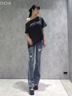 生塩和紗さん（レディース・157cm）の春コーディネート