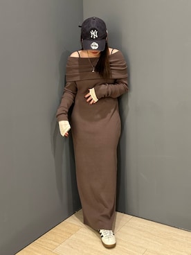 後藤茉耶さん（レディース・154cm）の冬コーディネート