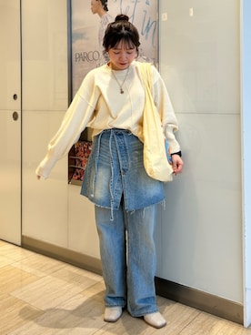 後藤茉耶さん（レディース・154cm）の冬コーディネート