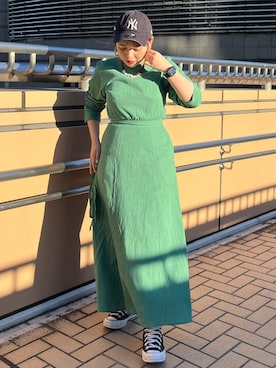 後藤茉耶さん（レディース・154cm）の春コーディネート