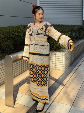 後藤茉耶さん（レディース・154cm）の春コーディネート