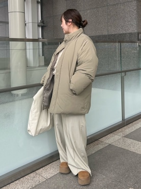 「Ungrid（アングリッド）のアイテム」を使った、後藤茉耶さん（レディース・154cm）の冬コーディネート