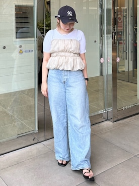 後藤茉耶さん（レディース・154cm）の夏コーディネート