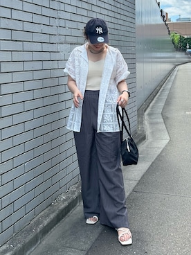 後藤茉耶さん（レディース・154cm）の夏コーディネート