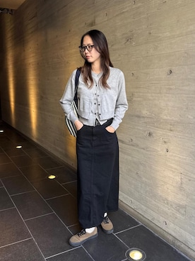 「Saturdays NYC（サタデーズ ニューヨークシティ ）のアイテム」を使った、EMIさん（レディース・165cm）の秋コーディネート