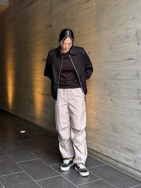 「Saturdays NYC（サタデーズ ニューヨークシティ ）のアイテム」を使った、EMIさん（レディース・165cm）の春コーディネート