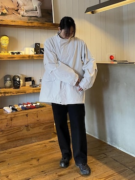 「初冬コーデ」｜「アイテム（その他アウター）」を使った、EMIさん（レディース・165cm）の冬コーディネート