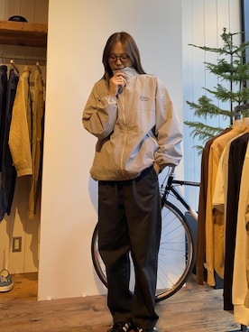 「Saturdays NYC（サタデーズ ニューヨークシティ ）のアイテム（ブルゾン）」を使った、EMIさん（レディース・165cm）の秋コーディネート