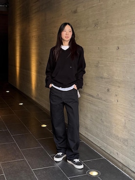 「Saturdays NYC（サタデーズ ニューヨークシティ ）のアイテム」を使った、EMIさん（レディース・165cm）の冬コーディネート