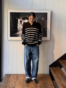 「Saturdays NYC（サタデーズ ニューヨークシティ ）のアイテム」を使った、EMIさん（レディース・165cm）の秋コーディネート