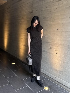 「Saturdays NYC（サタデーズ ニューヨークシティ ）のアイテム」を使った、EMIさん（レディース・165cm）の秋コーディネート
