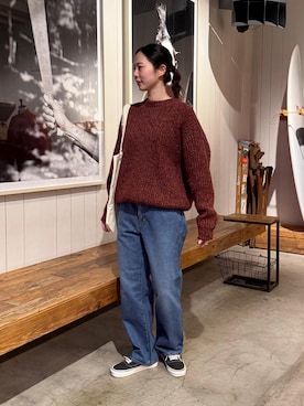 「Saturdays NYC（サタデーズ ニューヨークシティ ）のアイテム」を使った、EMIさん（レディース・165cm）の秋コーディネート