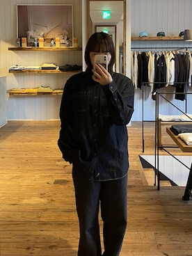 「Saturdays NYC（サタデーズ ニューヨークシティ ）のアイテム（パーカー）」を使った、EMIさん（レディース・165cm）の冬コーディネート