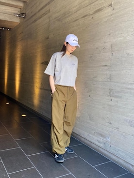 「フェスコーデ」｜「アイテム（キャップ）」を使った、EMIさん（レディース・165cm）の夏コーディネート