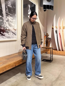 「Saturdays NYC（サタデーズ ニューヨークシティ ）のアイテム」を使った、EMIさん（レディース・165cm）の秋コーディネート