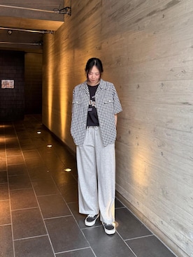 「ストレート」｜EMIさん（レディース・165cm）の夏コーディネート