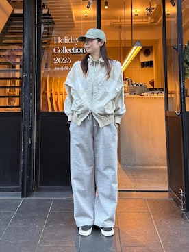 「アイテム（セットアップ）」を使った、EMIさん（レディース・165cm）の冬コーディネート