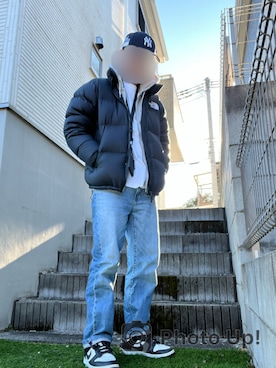 「HANES（ヘインズ）のアイテム」を使った、TOMMYさん（メンズ・174cm）の冬コーディネート