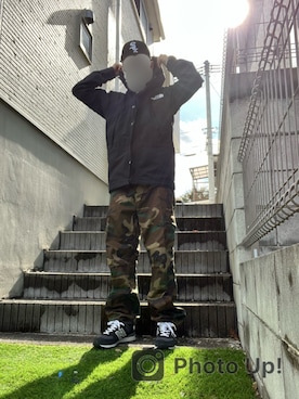 パンツを使った「ニューバランス574」のメンズ人気ファッション