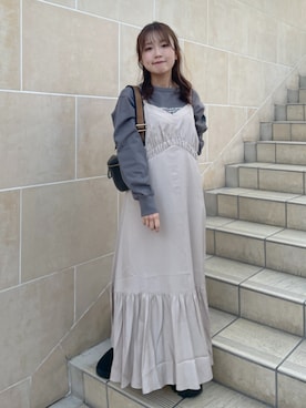 harunaさん（レディース・149cm）の冬コーディネート