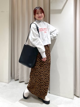 harunaさん（レディース・149cm）の冬コーディネート