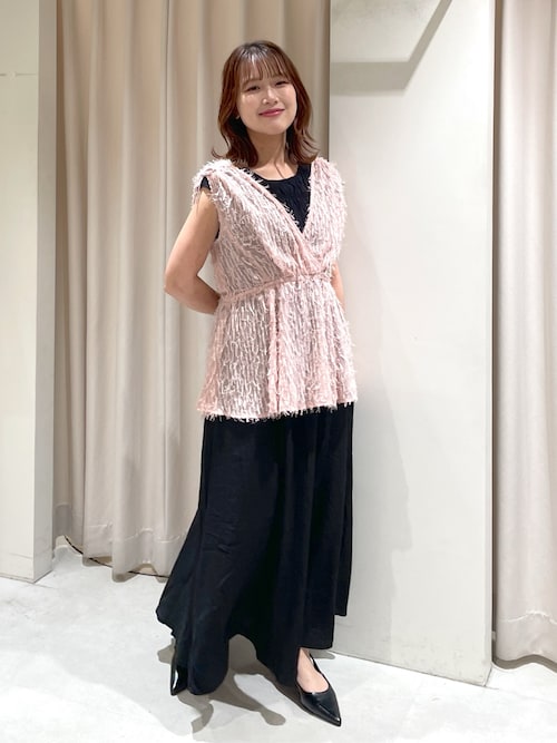 セール】［MFM］リボンカットジャガードチュニック（シャツ