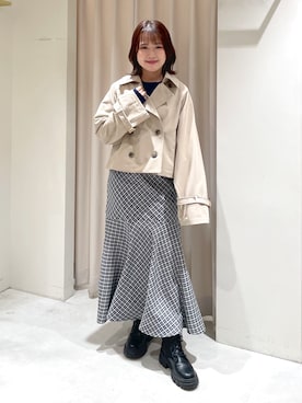 「FREE'S MART（フリーズマート）のアイテム（ブーツ）」を使った、harunaさん（レディース・149cm）の冬コーディネート
