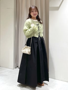 「FREE'S MART（フリーズマート）のアイテム（スリッポン）」を使った、harunaさん（レディース・149cm）の春コーディネート