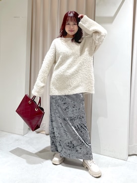 「スカートコーデ」｜harunaさん（レディース・149cm）の秋コーディネート