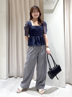 「リラックス」｜harunaさん（レディース・149cm）の春コーディネート