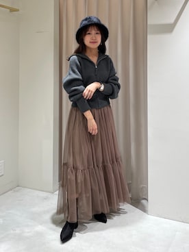 harunaさん（レディース・149cm）の秋コーディネート