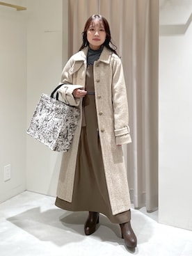 harunaさん（レディース・149cm）の冬コーディネート