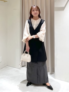 harunaさん（レディース・149cm）の冬コーディネート