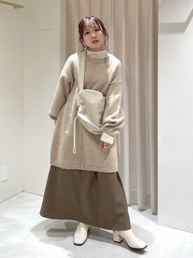 harunaさん（レディース・149cm）の冬コーディネート