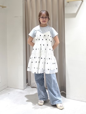 「FREE'S MART（フリーズマート）のアイテム」を使った、harunaさん（レディース・149cm）の夏コーディネート