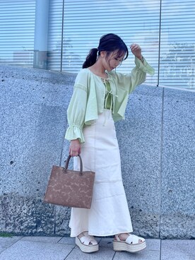 harunaさん（レディース・149cm）の夏コーディネート