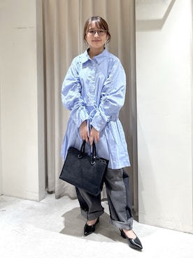 「FREE'S MART（フリーズマート）のアイテム（ワンピース/ドレス）」を使った、harunaさん（レディース・149cm）の春コーディネート