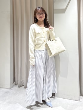 「FREE'S MART（フリーズマート）のアイテム（バッグ）」を使った、harunaさん（レディース・149cm）の春コーディネート