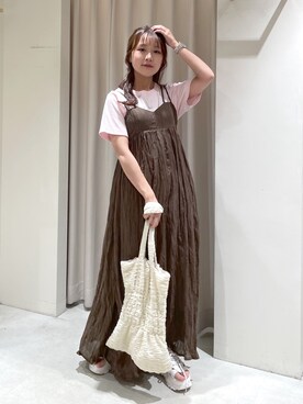 「STARTER BLACK LABEL（スターターブラックレーベル）のアイテム（トップス）」を使った、harunaさん（レディース・149cm）の春コーディネート