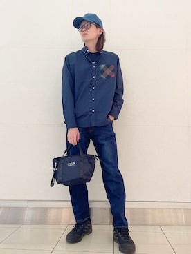 「Arnold Palmer（アーノルドパーマー）のアイテム（財布/小物）」を使った、アーノルドパーマー@モラージュ菖蒲店さん（メンズ・175cm）の夏コーディネート