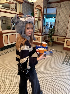 「saloon（サルーン）のアイテム（トップス）」を使った、なつきさん（レディース・157cm）の秋コーディネート