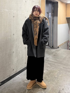 「アイテム（その他アウター）」を使った、なつきさん（レディース・157cm・20代）の冬コーディネート