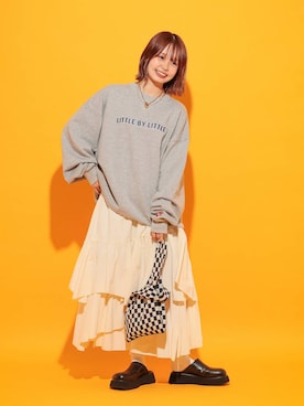 「アイテム（サンダル）」を使った、なつきさん（レディース・157cm・20代）の冬コーディネート